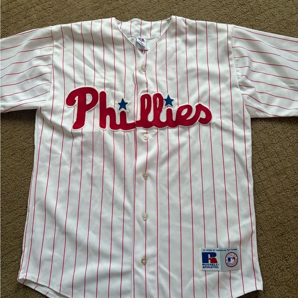 Vintage Phillies Jersey - Schmidt #20, Authentic Russell Diamond Collection